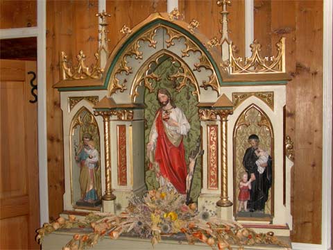 Der ehem. Hausaltar des Spitals